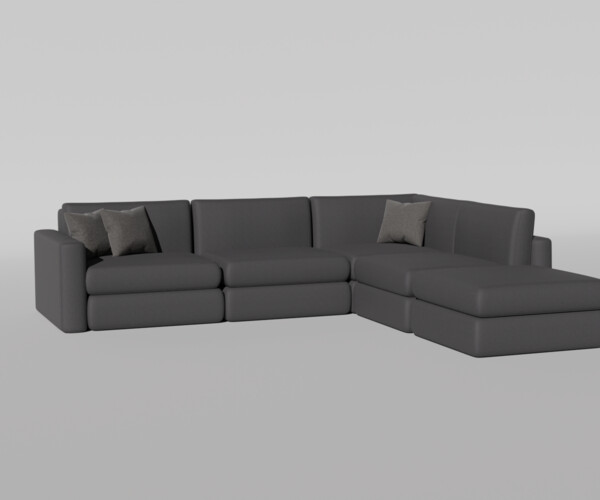 ArtStation Realistic Furniture Sofa Pack High Quality 01 Resources