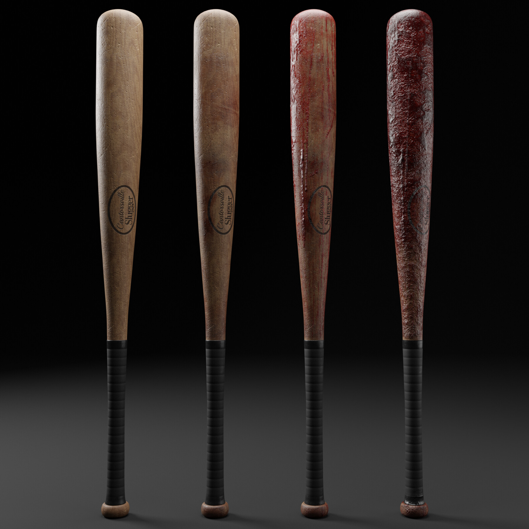 ArtStation Baseball Bat Game Ready (Weapon) Game Assets