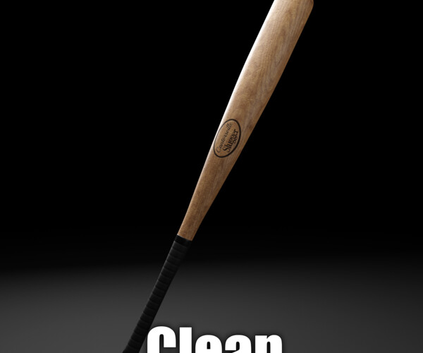 ArtStation Baseball Bat Game Ready (Weapon) Game Assets