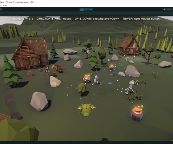 ArtStation Unity Template Tower Defense Game Game Assets