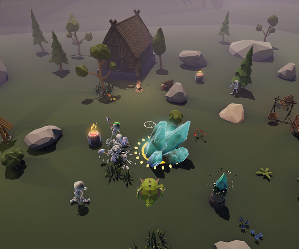 ArtStation Unity Template Tower Defense Game Game Assets