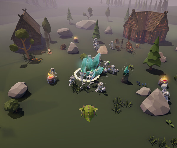 ArtStation Unity Template Tower Defense Game Game Assets