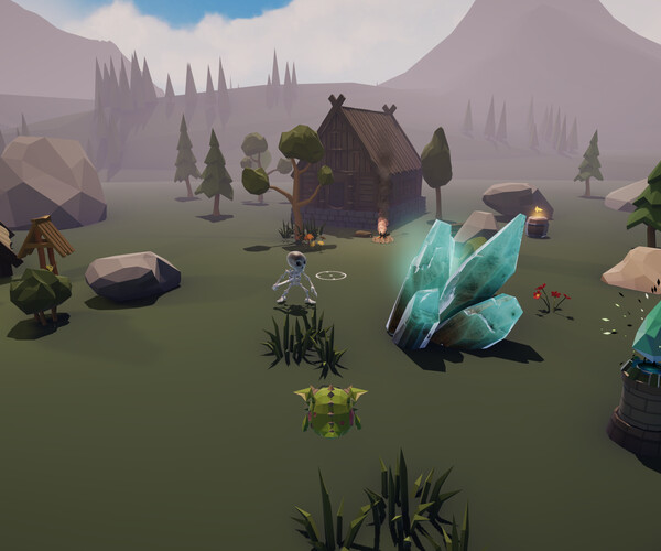 ArtStation Unity Template Tower Defense Game Game Assets