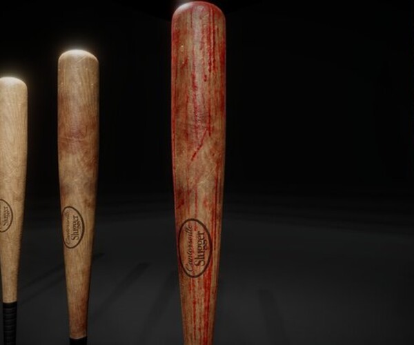 ArtStation Baseball Bat Game Ready (Weapon) Game Assets
