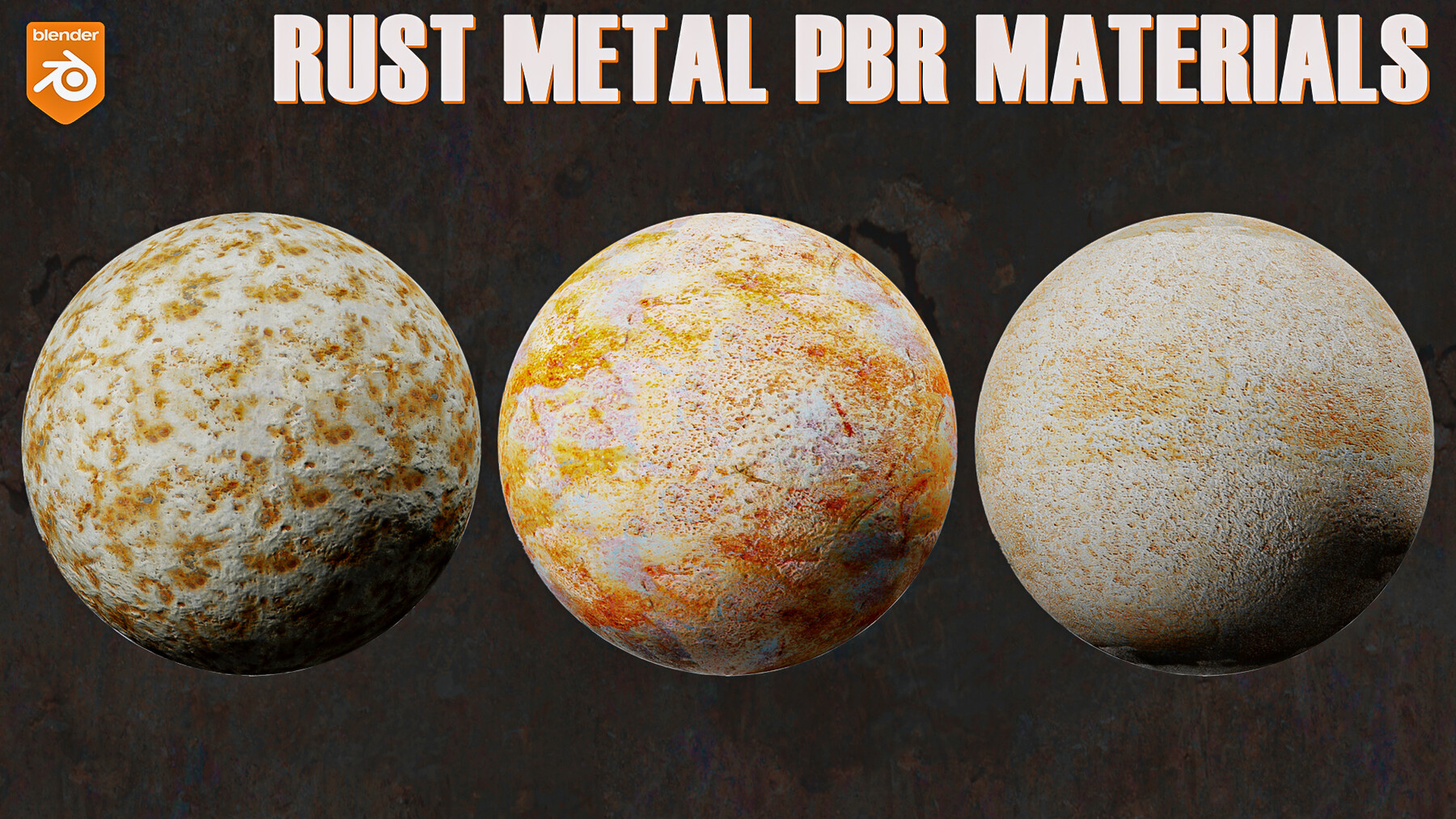 30 Rusty Metal Blender Materials (Cycles, Eevee) preview 2