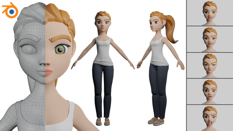 Alice - 3D Stylized Character