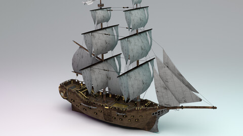 Ad Queen - Old War Ship