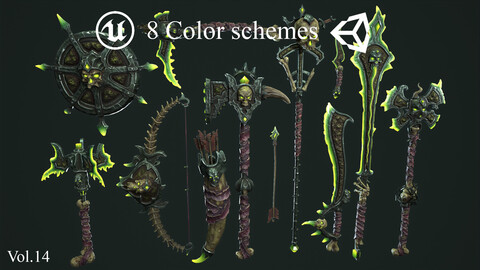 ArtStation - Fantasy assault rifles collection | Game Assets