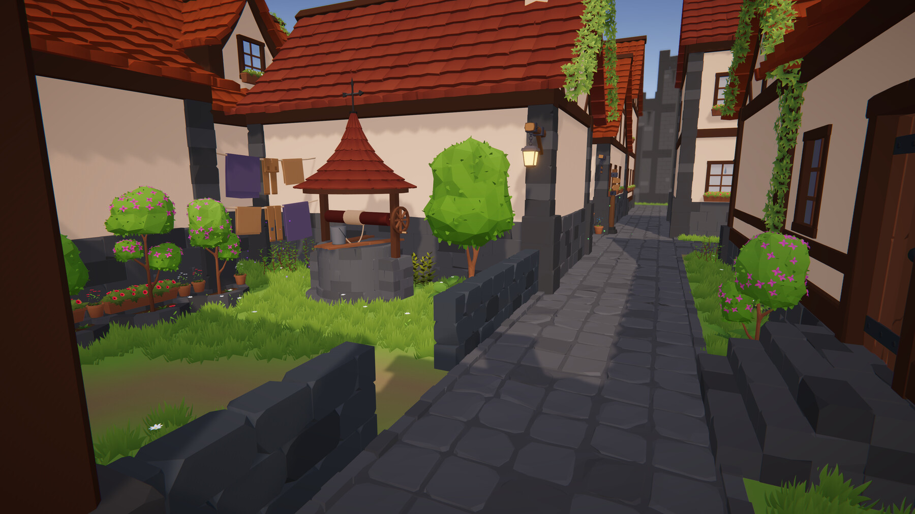 ArtStation - Low Poly Medieval Village Vol.2 asset for Unity 3D | Game ...