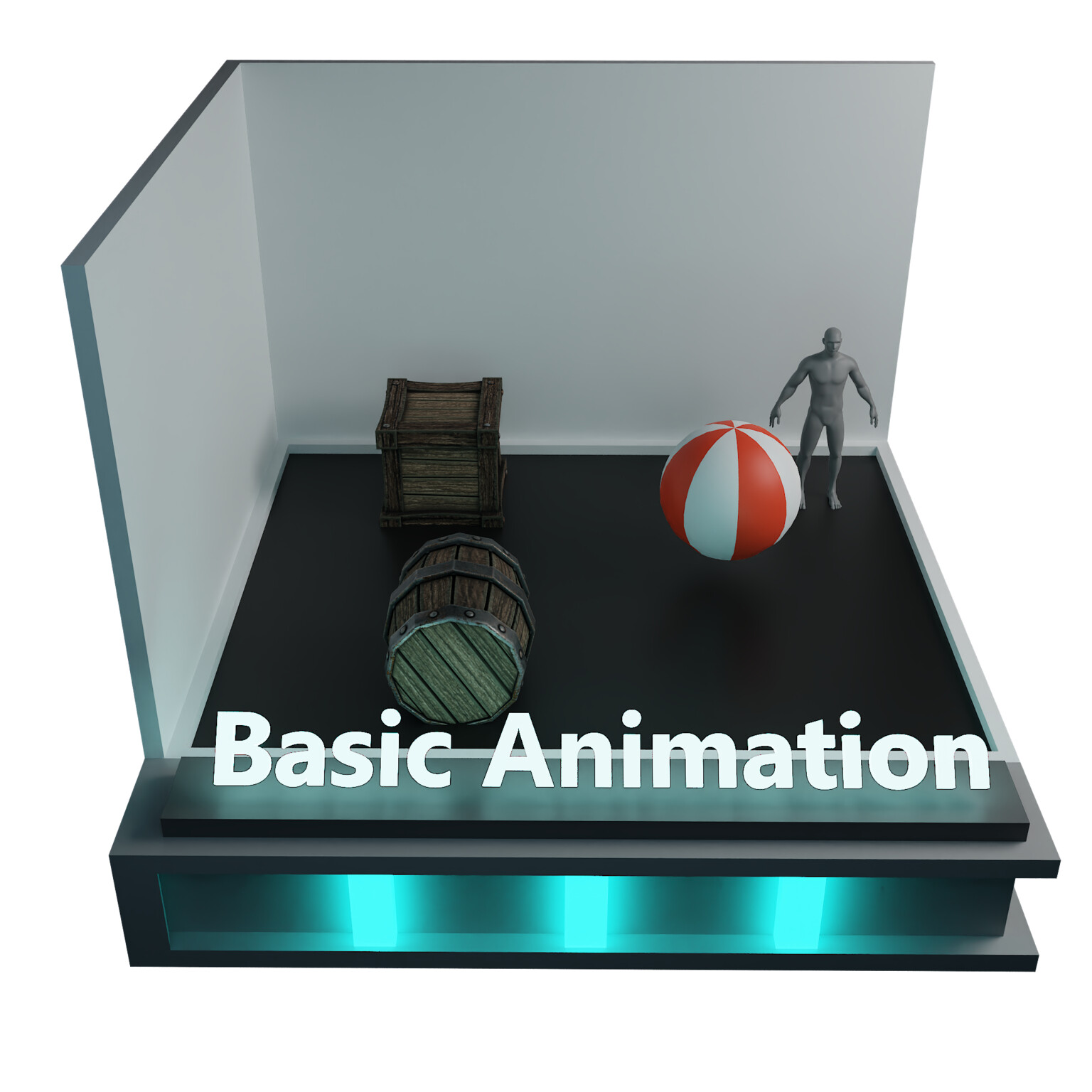 Blender 2.80 Beginners Tutorial: How To Create A Simple 3d Glitter Ball. 