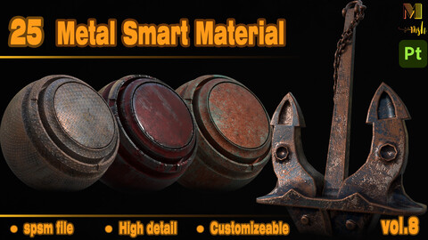 25 Metal Smart Materials - Vol 08