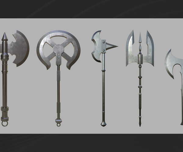 ArtStation - 50 Medieval Weapons IMM Brushes | Brushes