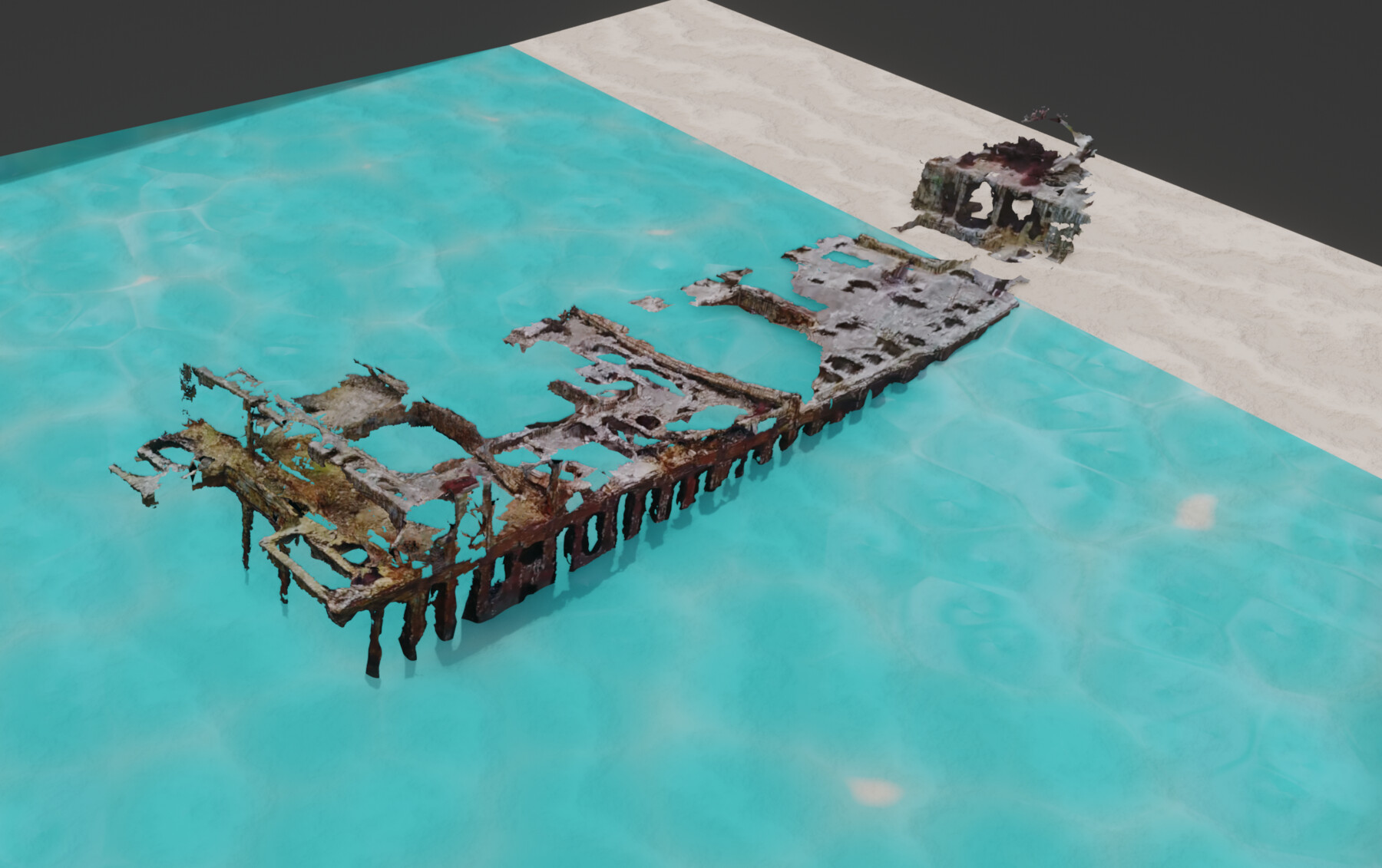 ArtStation Shipwreck Game Assets