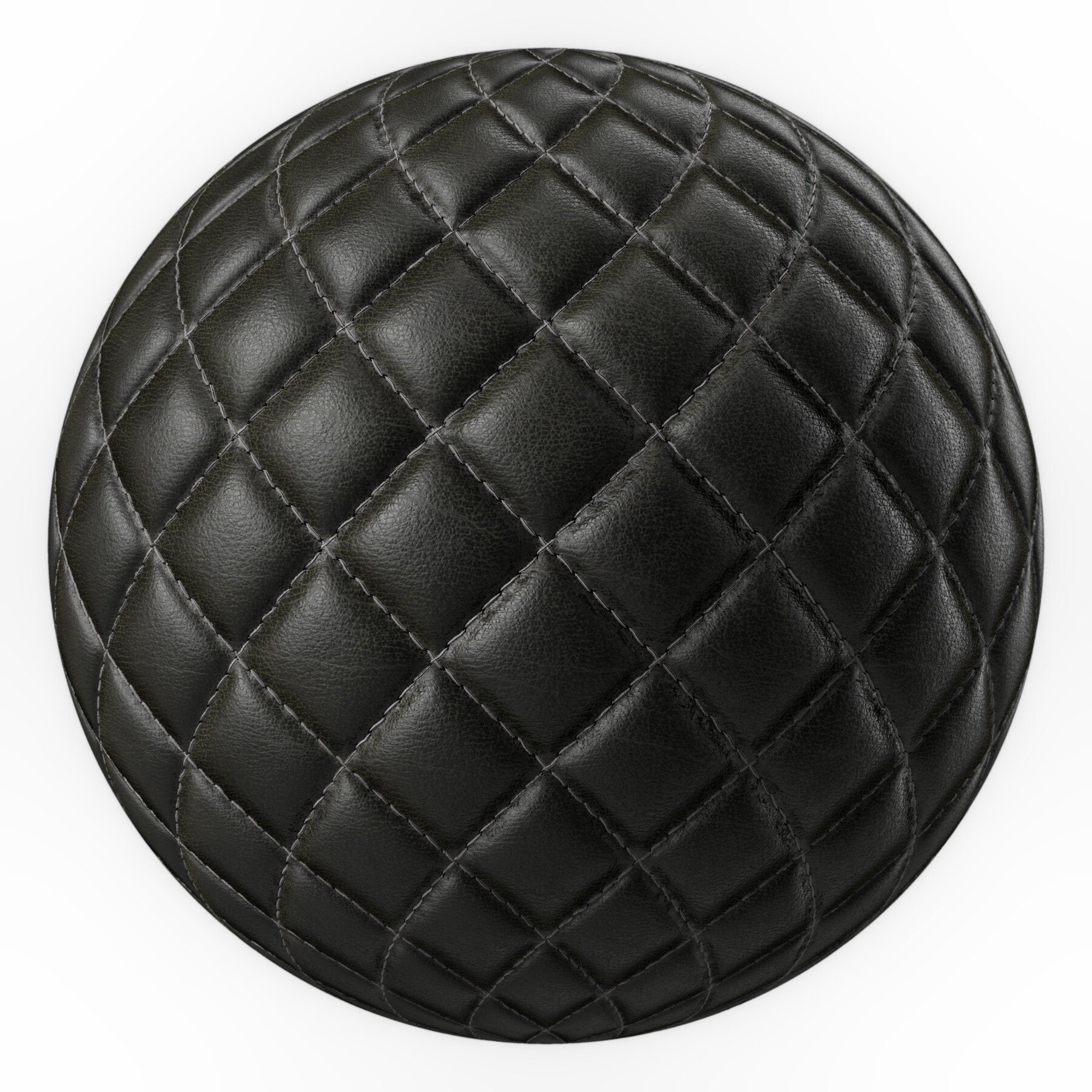 Black Leather PBR Texture