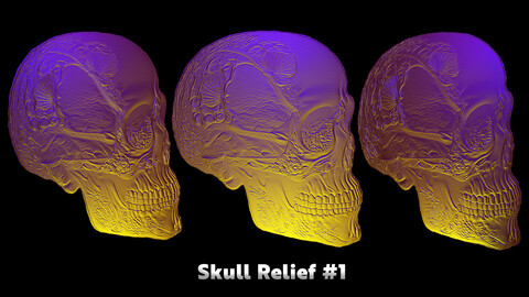 Skull Relief #1