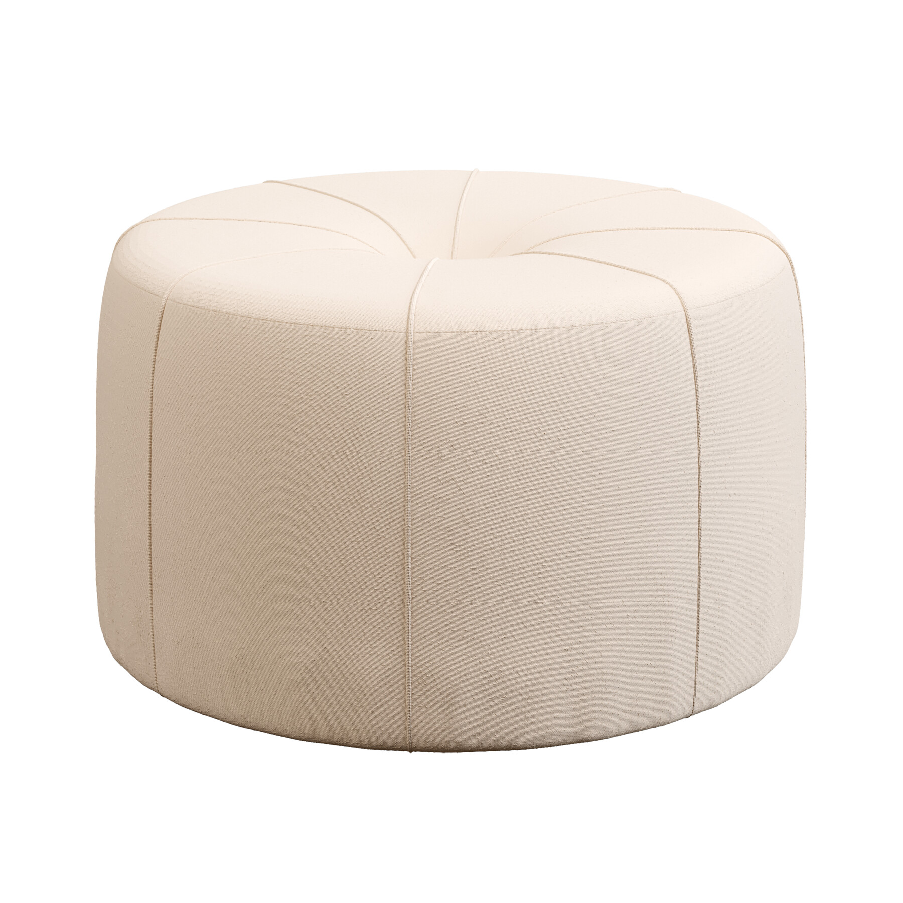 Telly oval deals tufted cocktail ottoman