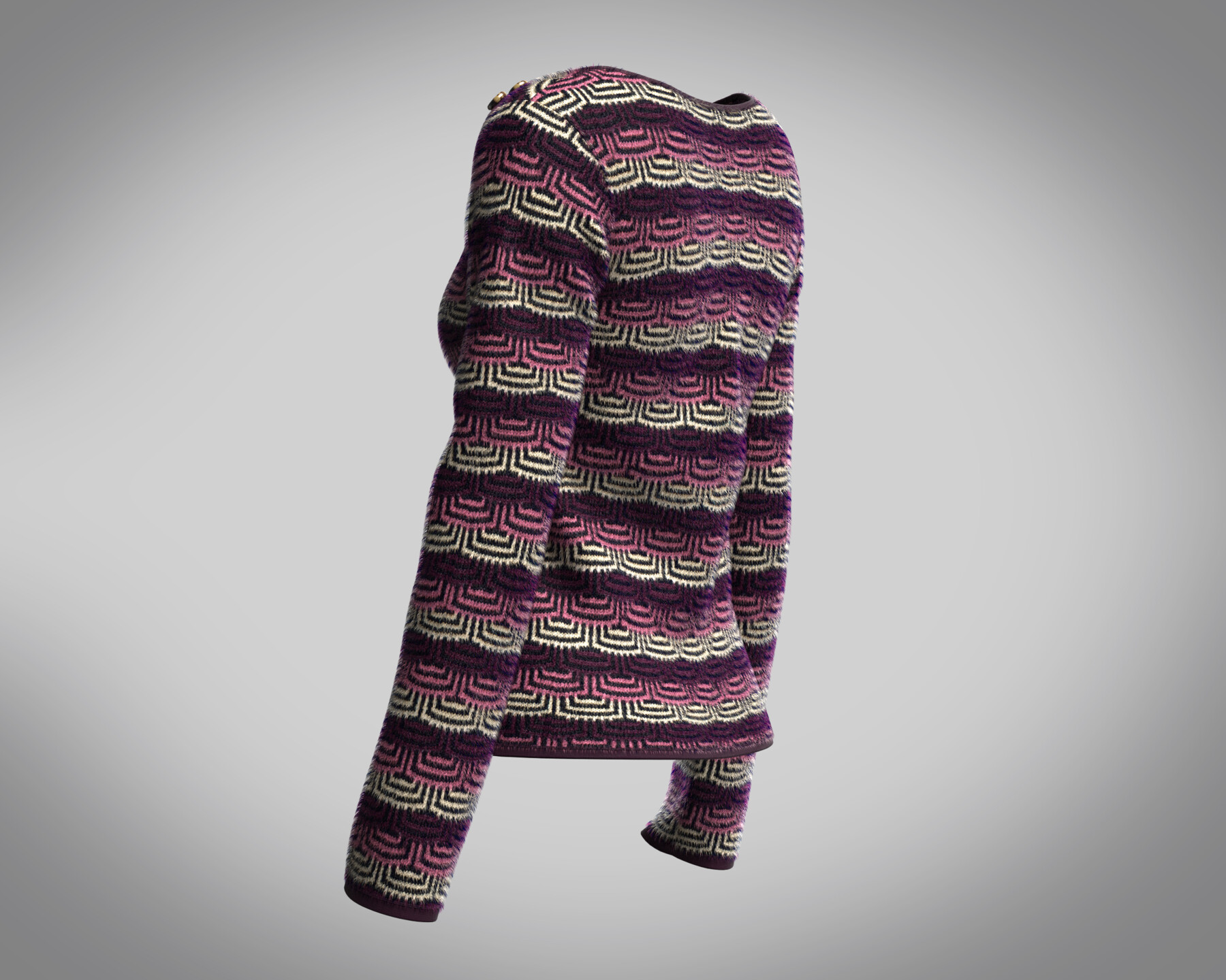 Jacquard Knit Top main image 1