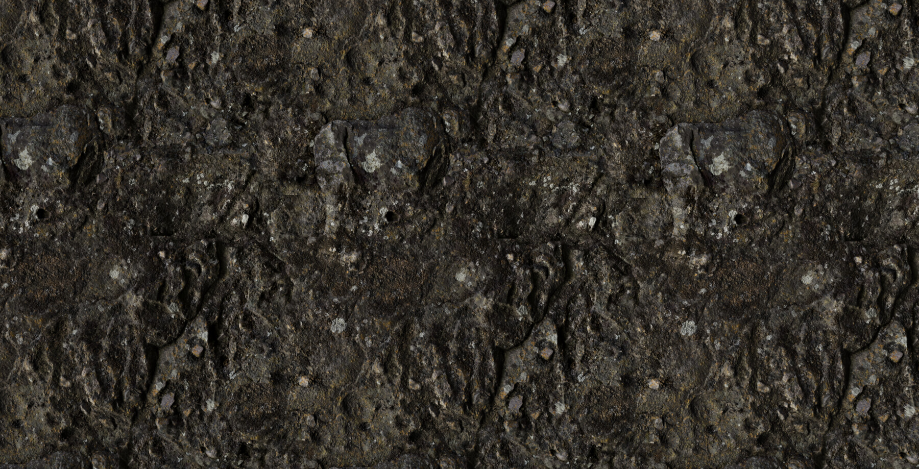 ArtStation Dark Volcanic Rock Surface Resources