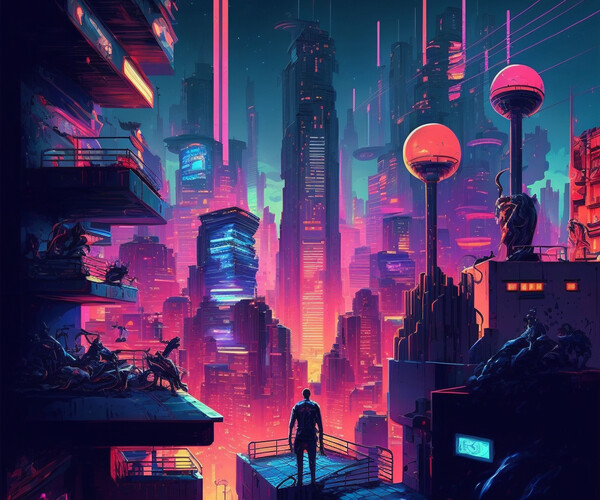 ArtStation - Cyberpunk Cityscape Pack | Artworks