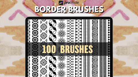 Border Brush Set For Procreate