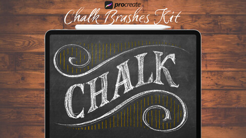 Chalk Brush Set For Procreate