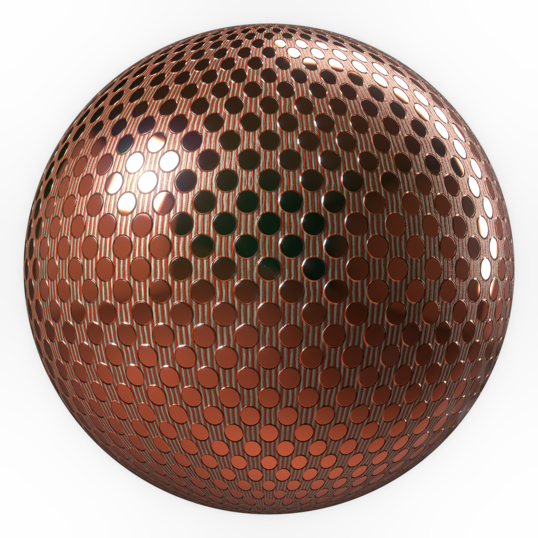 Solid Seamless Shiny Sphere