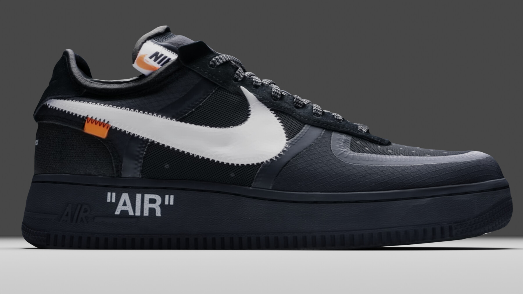 ArtStation - Nike Air Force 1 Low Off-White Black White | Game Assets