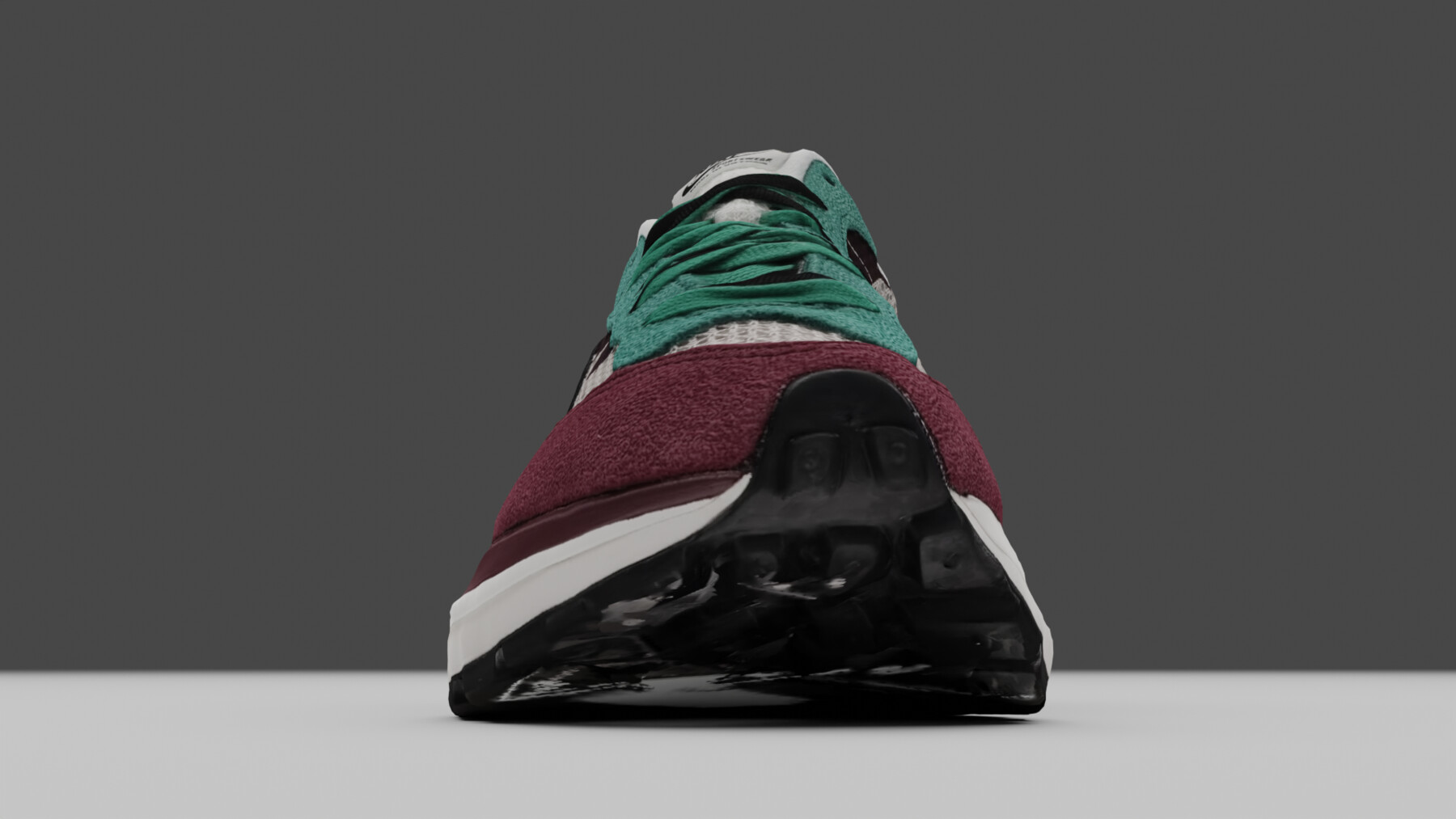sacai x nike vaporwaffle villain red mens neptune green