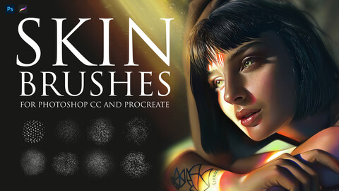 Skin Brushes for Photoshop and Procreate