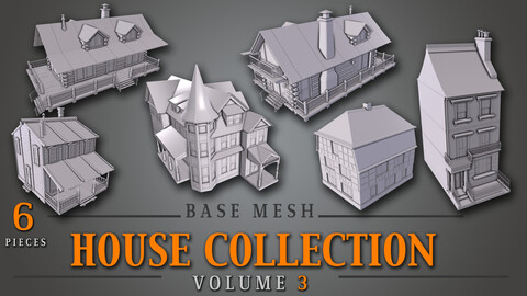 Houses Collection VOL. 3 - Base Mesh