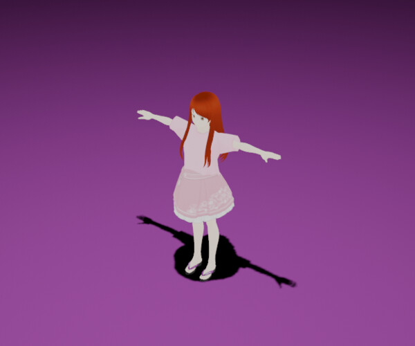 ArtStation - Anime Girl Character - Basic Style | Game Assets