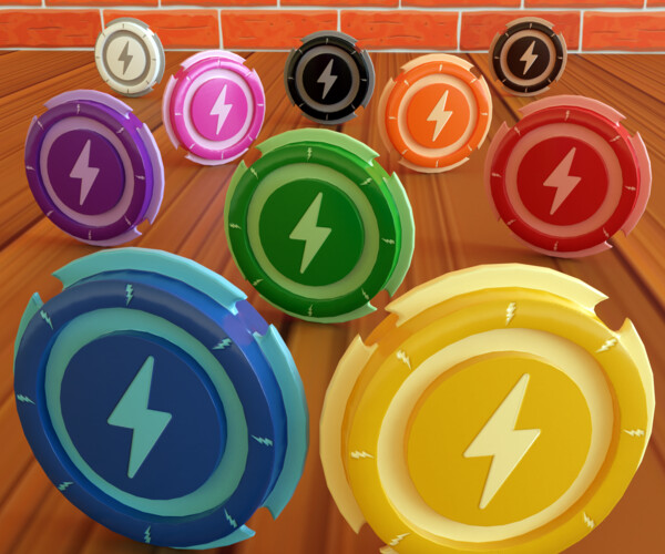 ArtStation - Cartoon Coins Pack04 | Game Assets