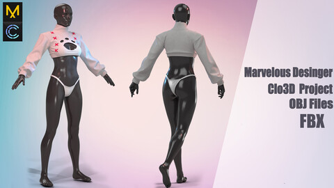 №134 Marvelous Desinger /Zprj/ OBJ+FBX