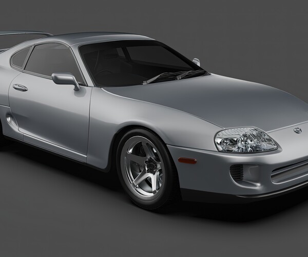 ArtStation - Toyota Supra 98 | Game Assets