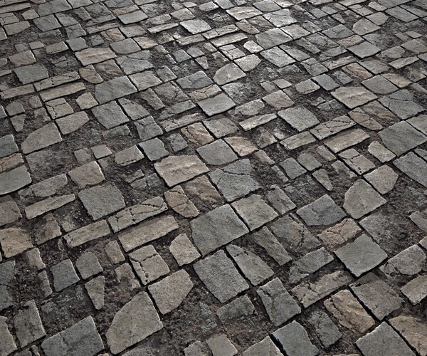 ArtStation - Stone floor tileable PBR textures | Game Assets