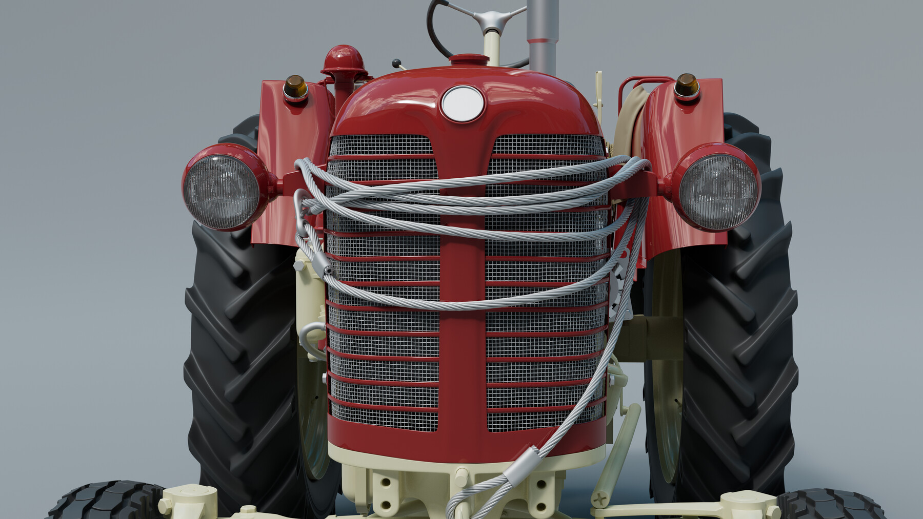 Artstation Tractor Zetor 25k 3d Model High Detailed Various Model