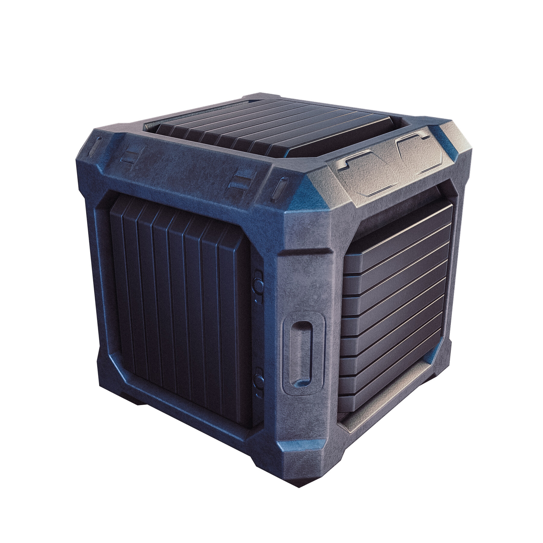 ArtStation Free Pak Scifi Container Game Resources