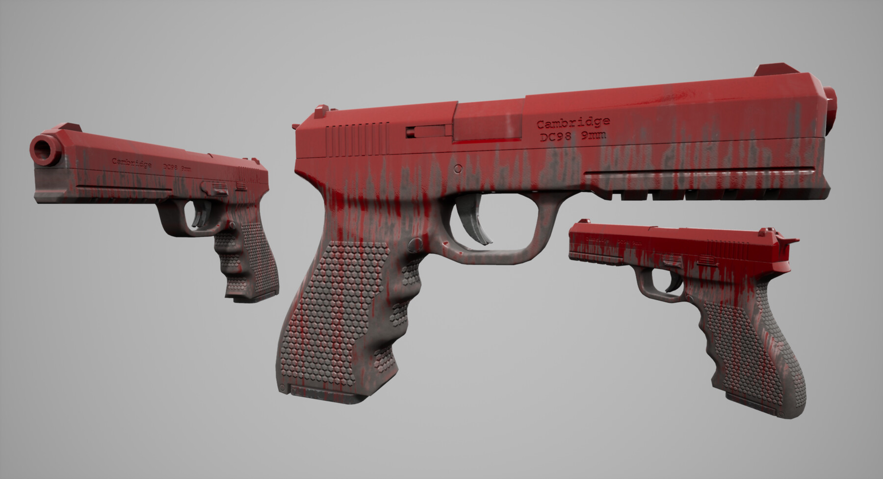 ArtStation DC98 Handgun Plus extra skins Game Assets