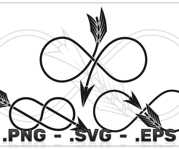 ArtStation - Vector Design Of Arrow In The Shape Of Infinity | Artworks