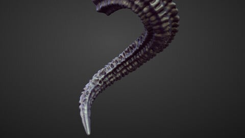 HORN35 high poly sculpt