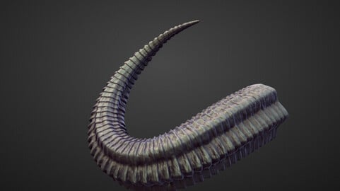 HORN38 high poly sculpt