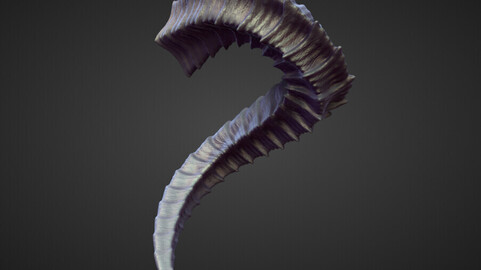 HORN40 high poly sculpt