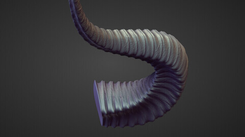 HORN42 high poly sculpt