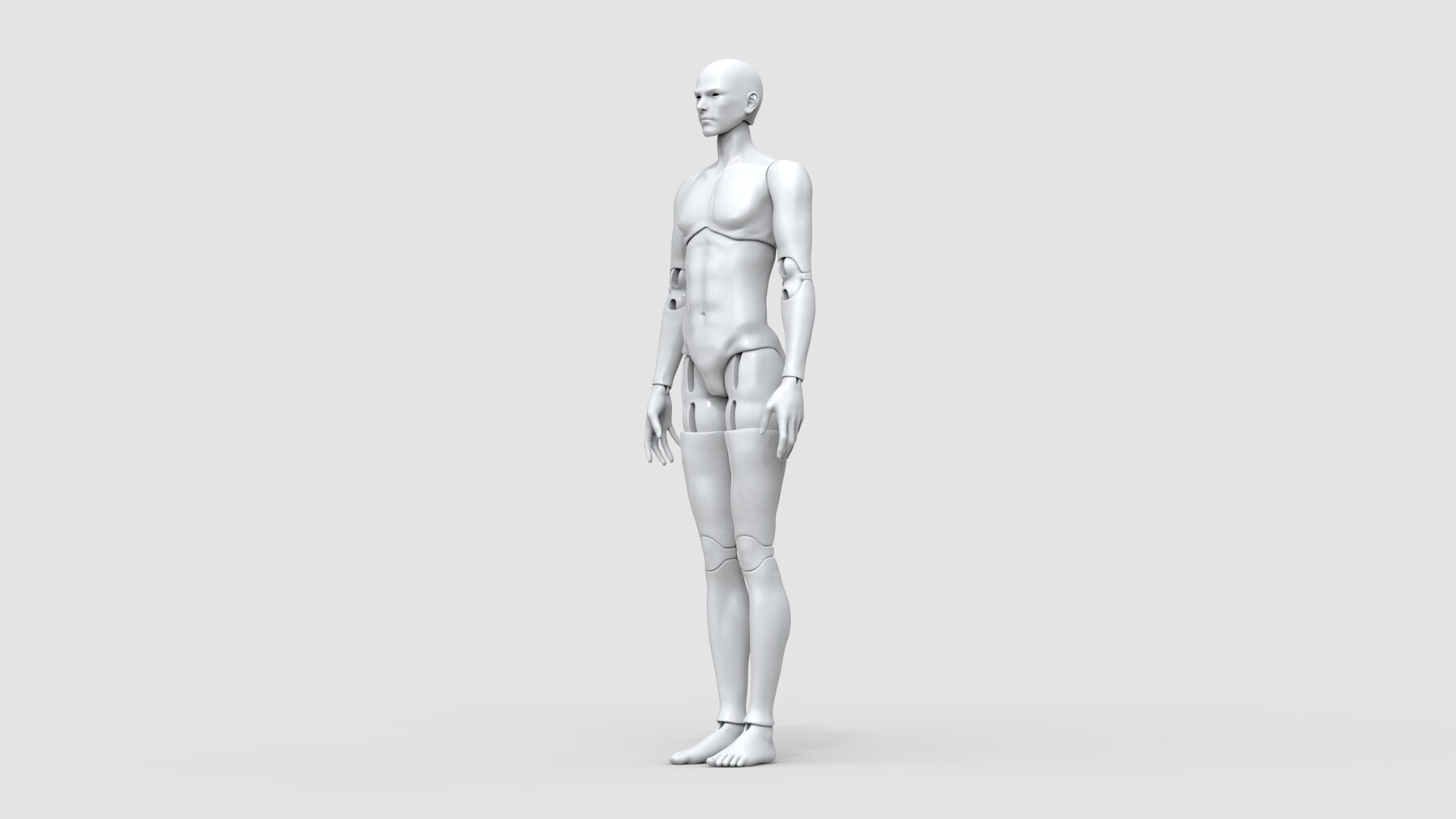 ArtStation BJD doll boy Brielle ball joint doll, 3D print model