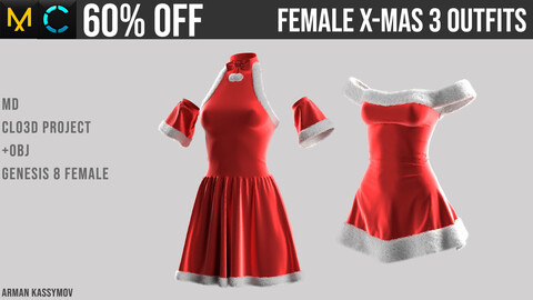 X-mas Bundle 60% Off Marvelous designer Project |+.obj