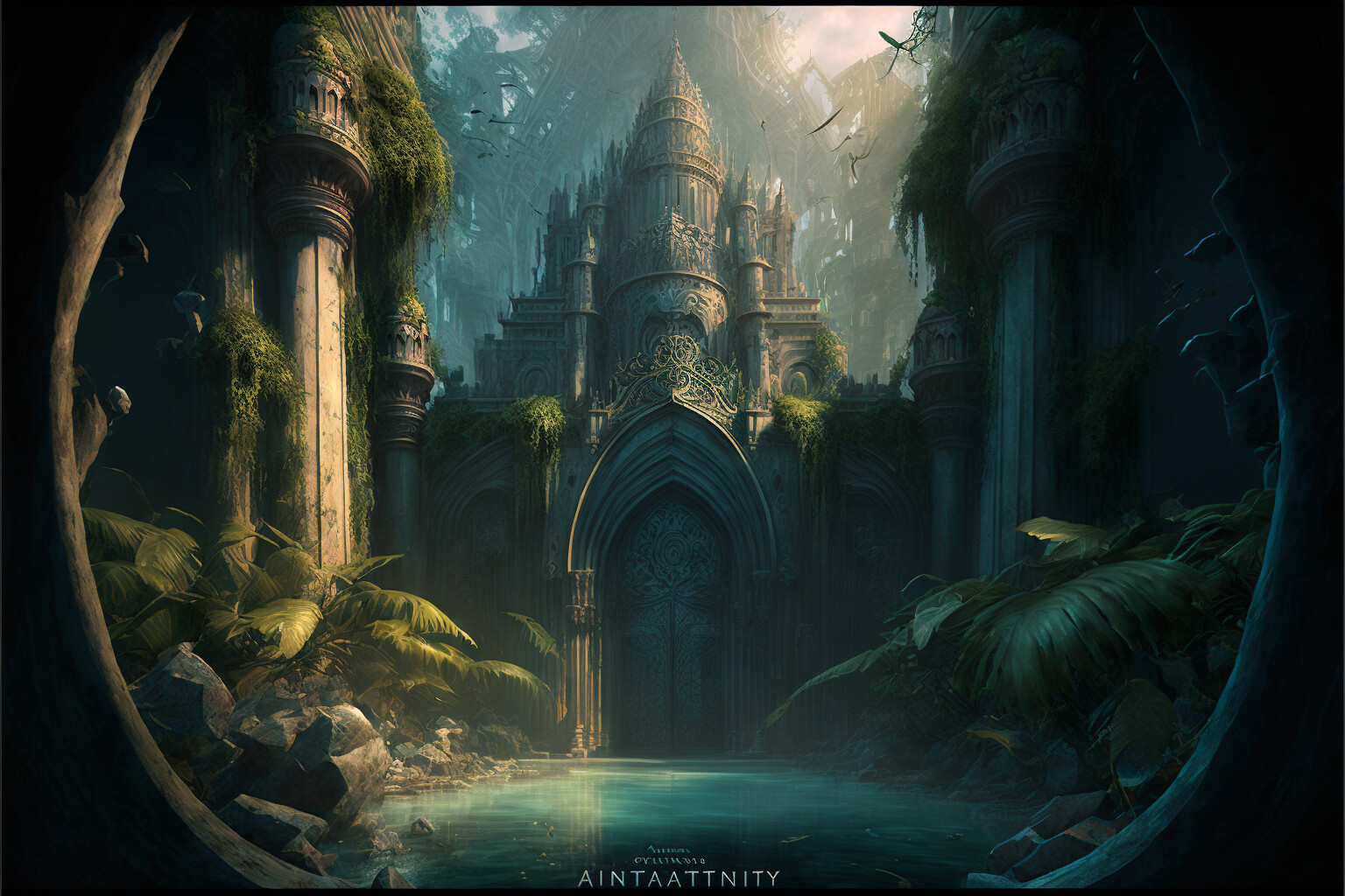 ArtStation The lost city of Atlantis Artworks