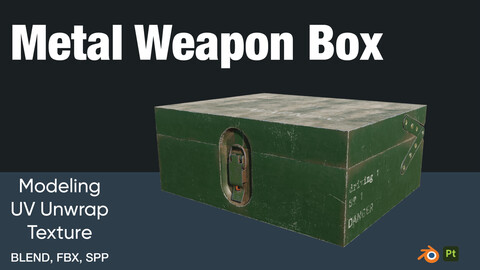 Military Prop - Metal Weapon Box