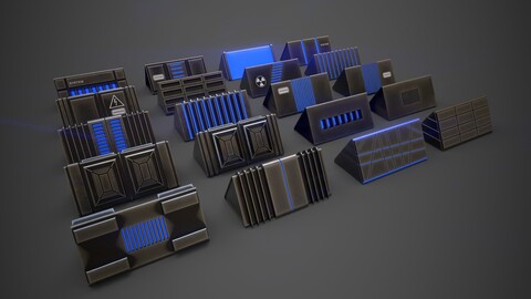 Sci-Fi Triangle Box Metal