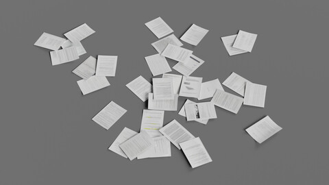 Scattered Paper