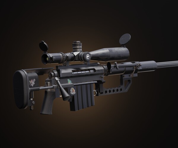 ArtStation - Rifle M200 Intervention /Optic Sniper/ | Resources